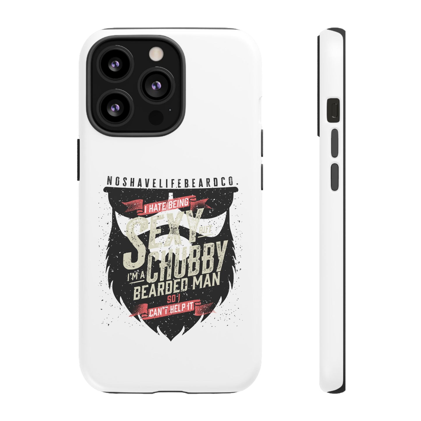 Chubby Bearded & Sexy Man Hard Phone Case