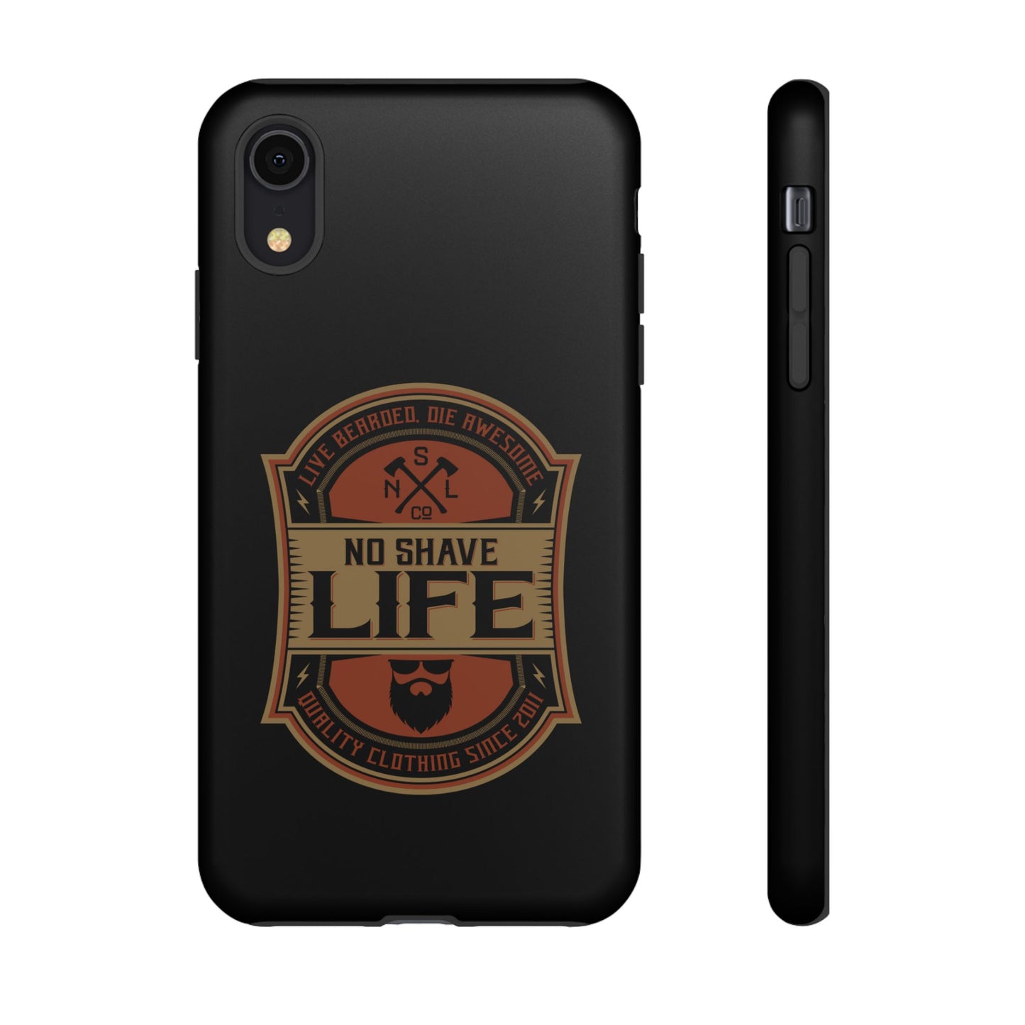 Live Bearded Hard Phone Case