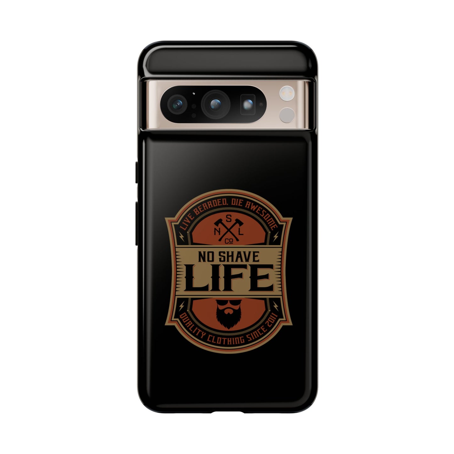 Live Bearded Hard Phone Case