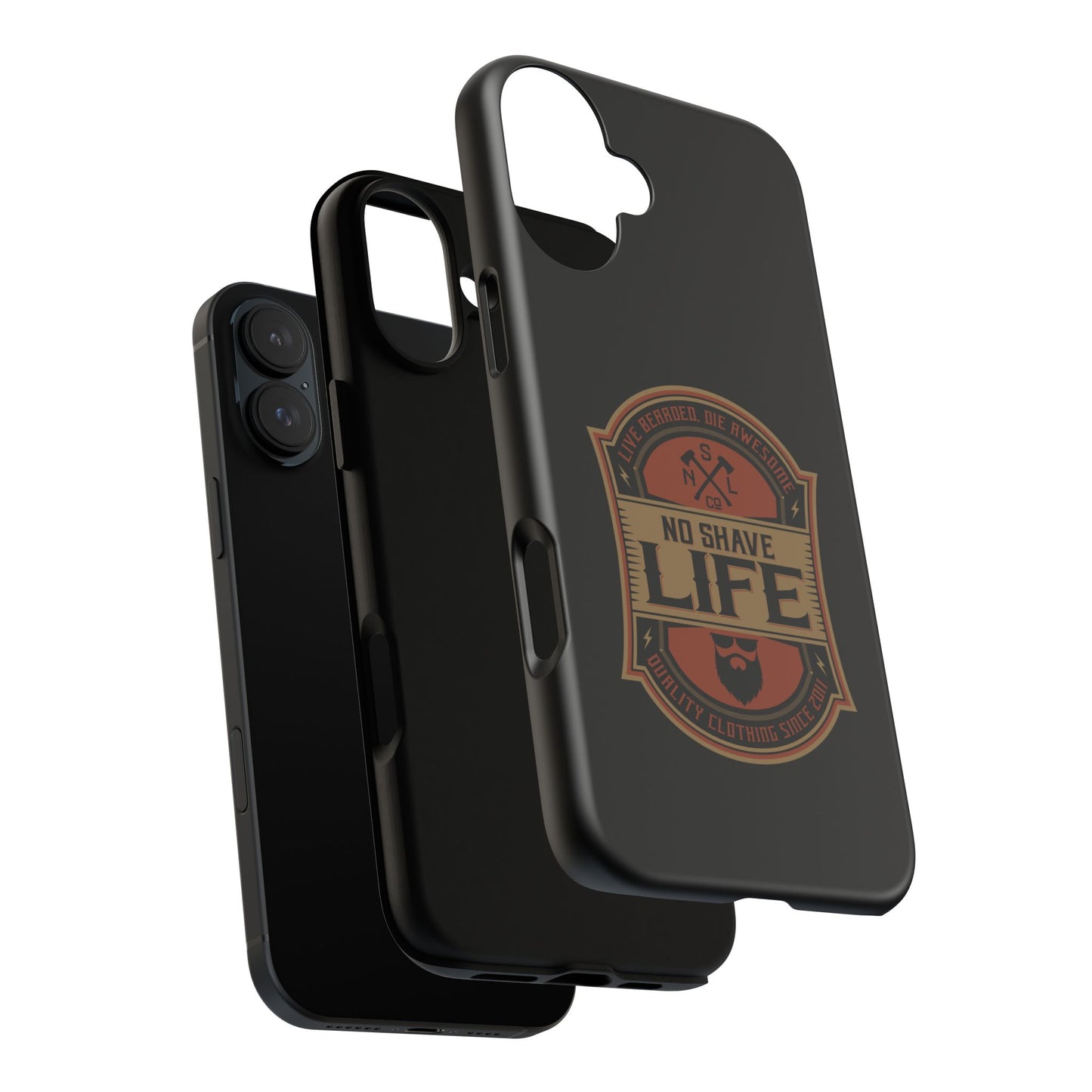 Live Bearded Hard Phone Case