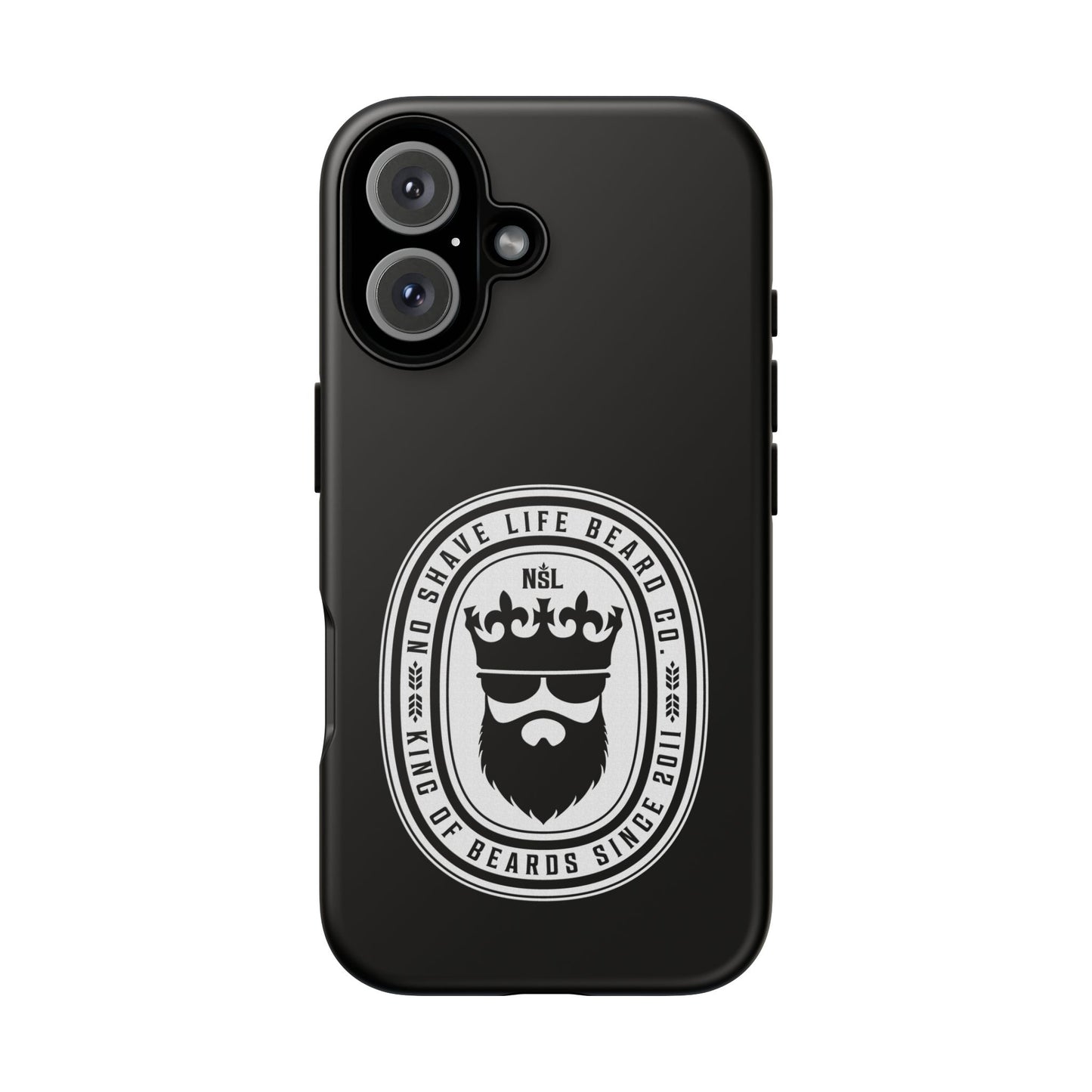 King of Beards Hard Phone Case
