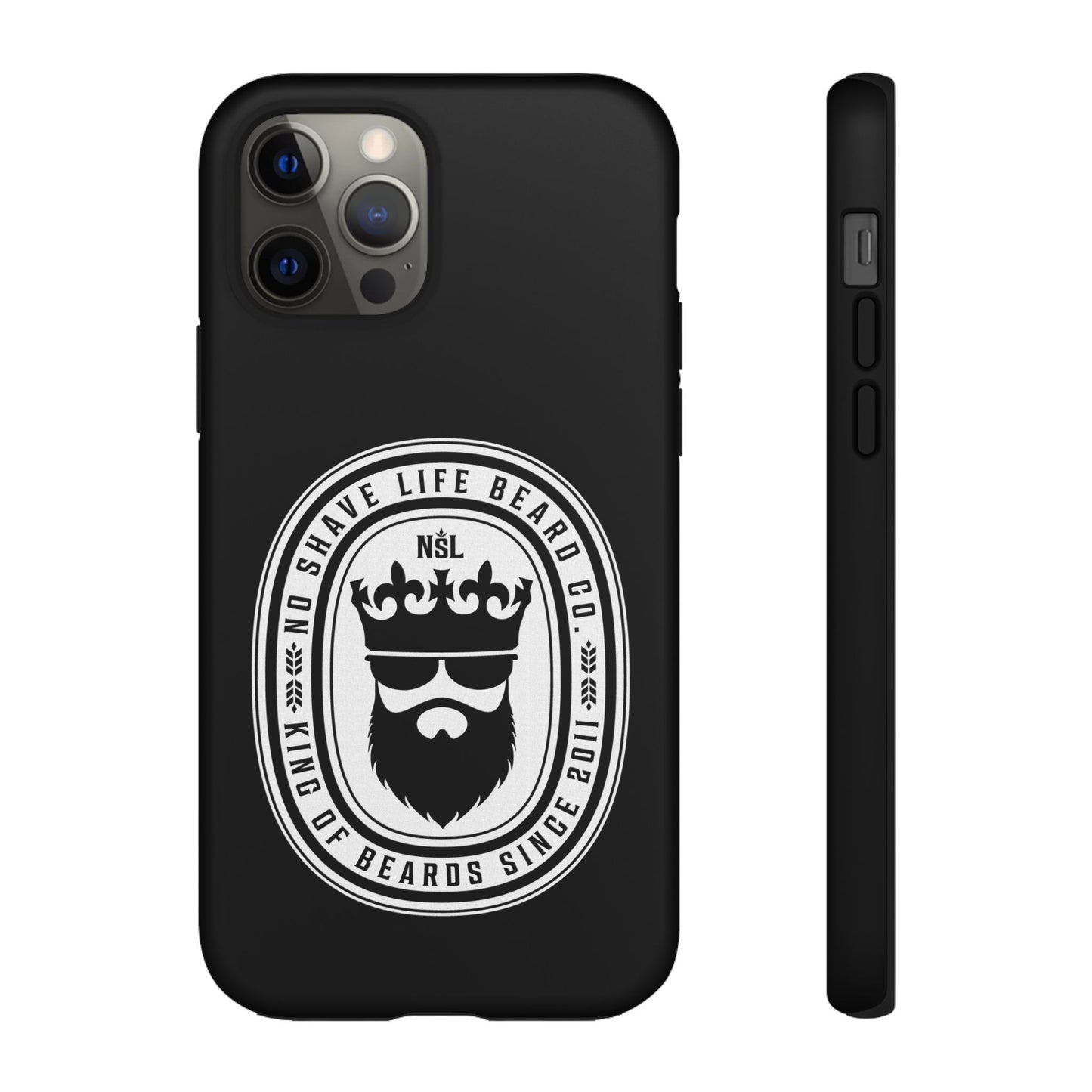 King of Beards Hard Phone Case