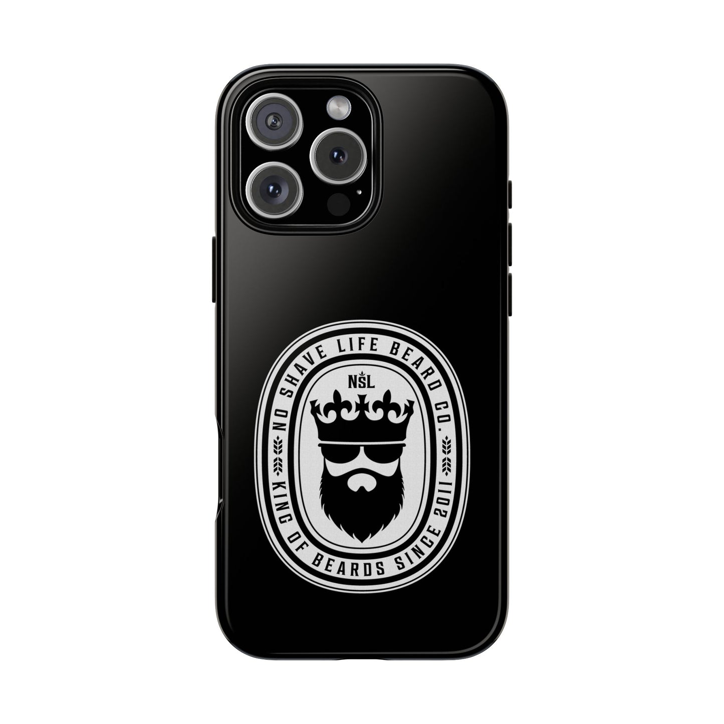 King of Beards Hard Phone Case