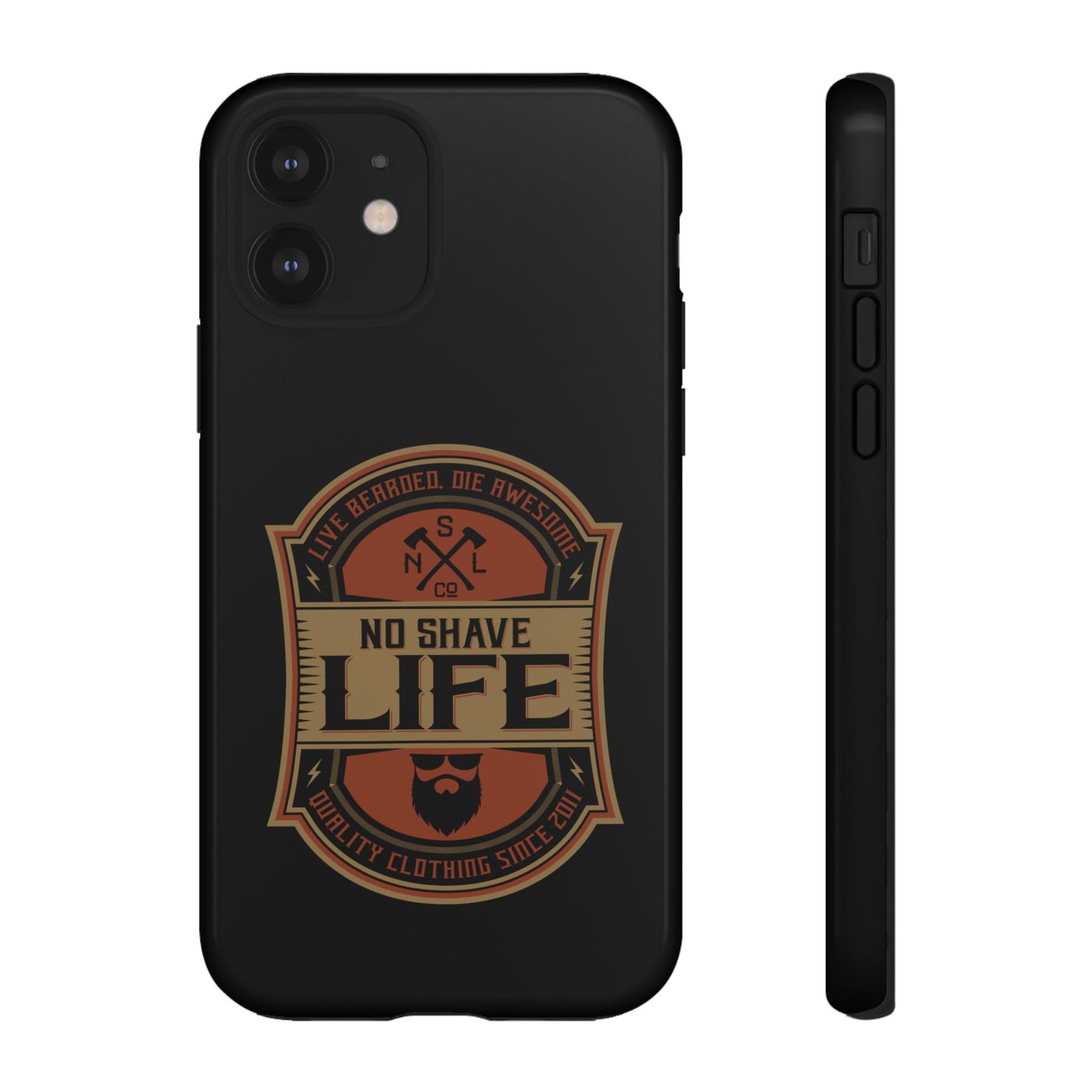Live Bearded Hard Phone Case