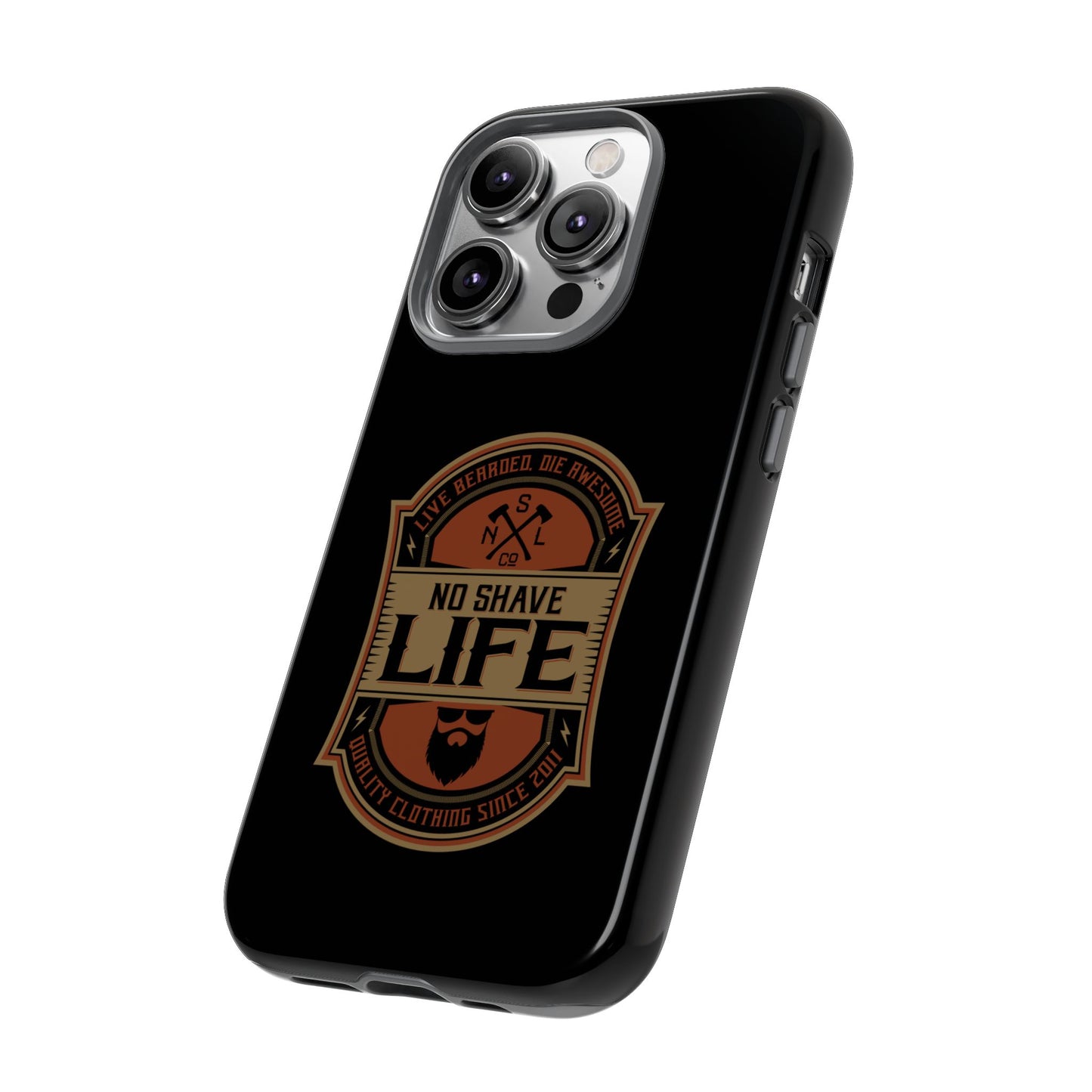 Live Bearded Hard Phone Case