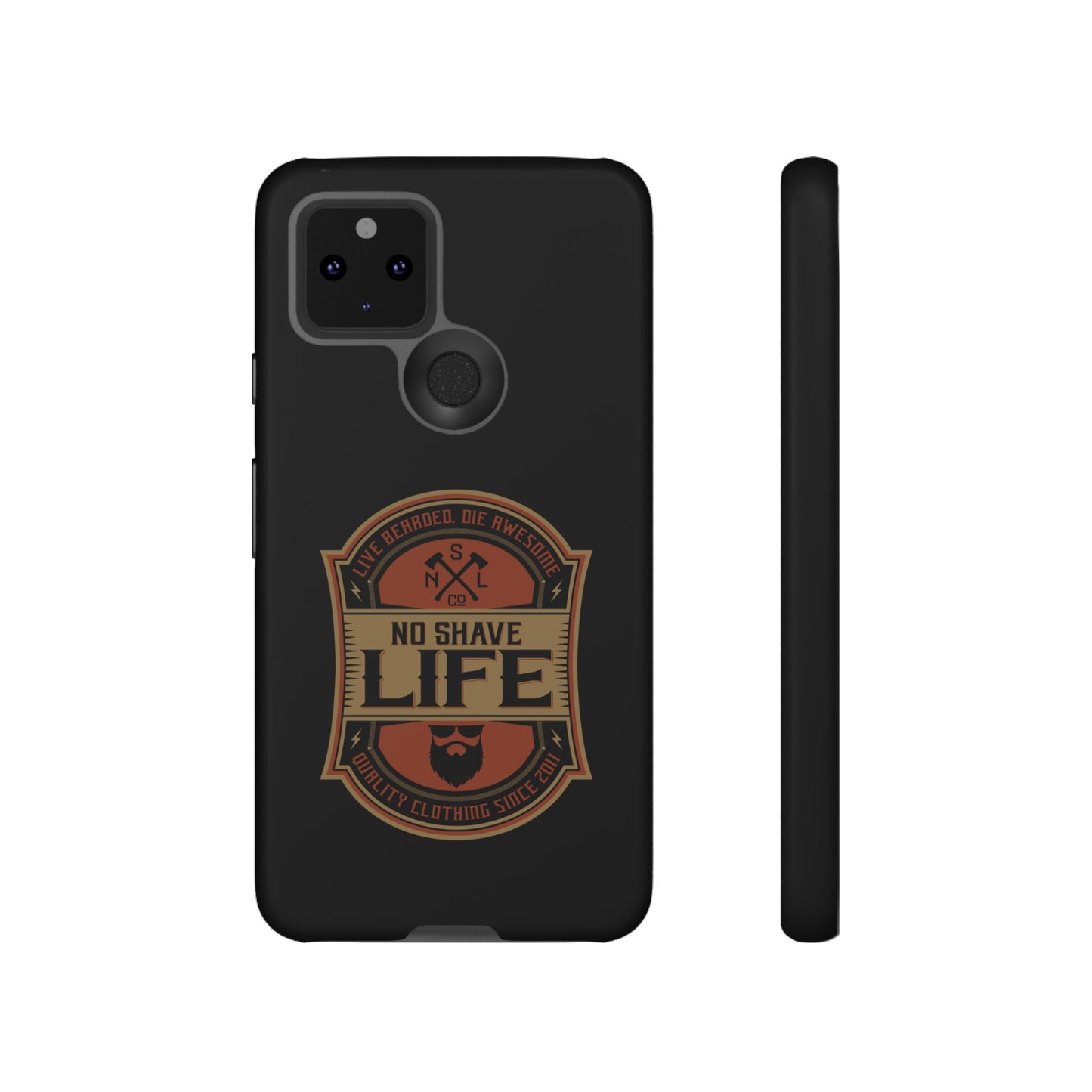 Live Bearded Hard Phone Case