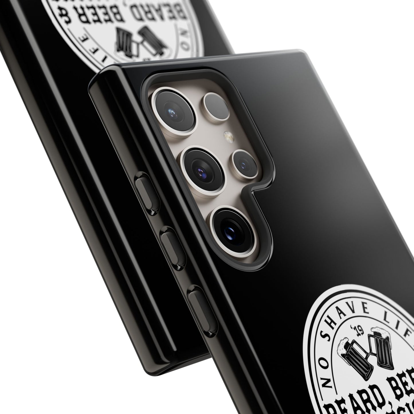 Beard, Beer & Bad Decisions Hard Phone Case