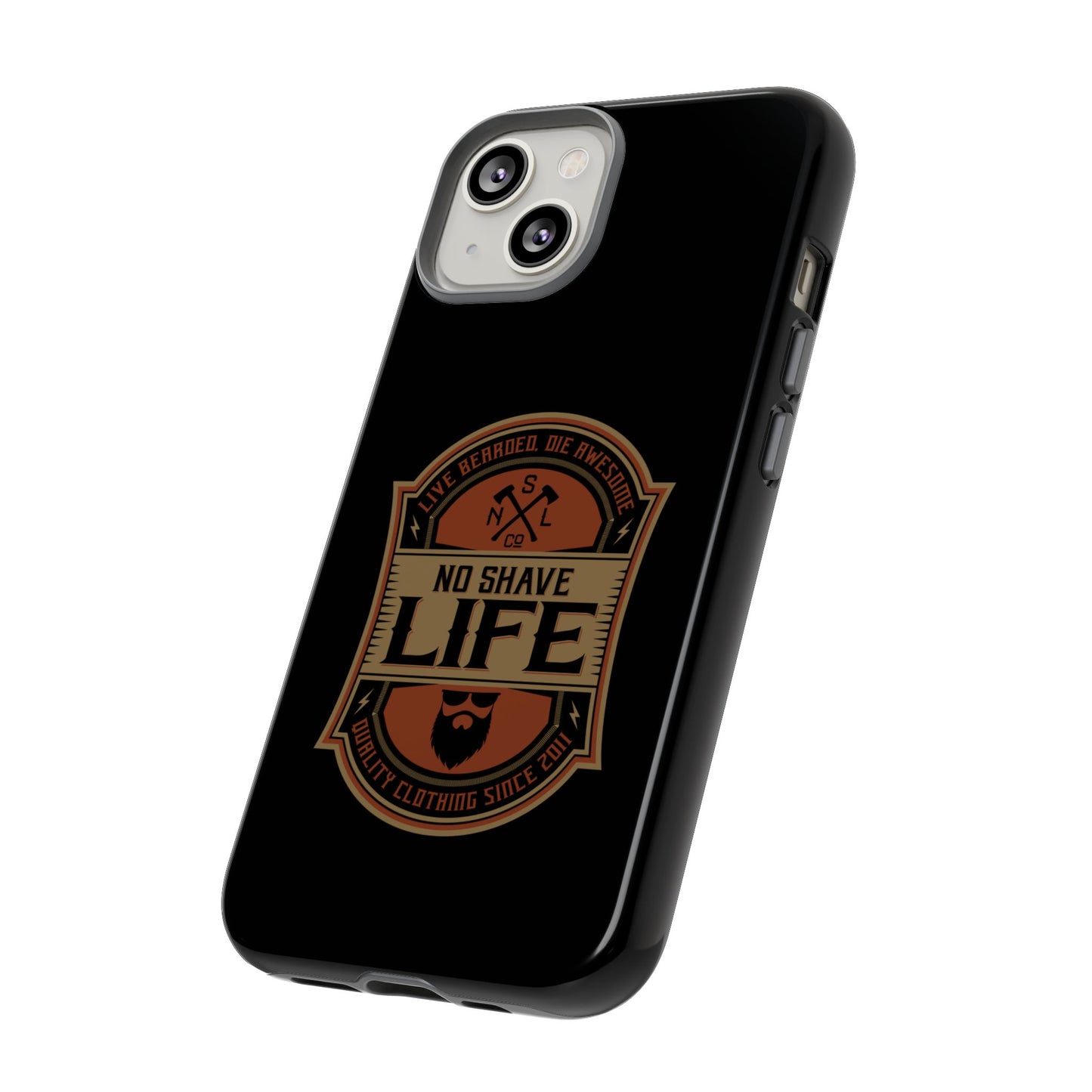 Live Bearded Hard Phone Case