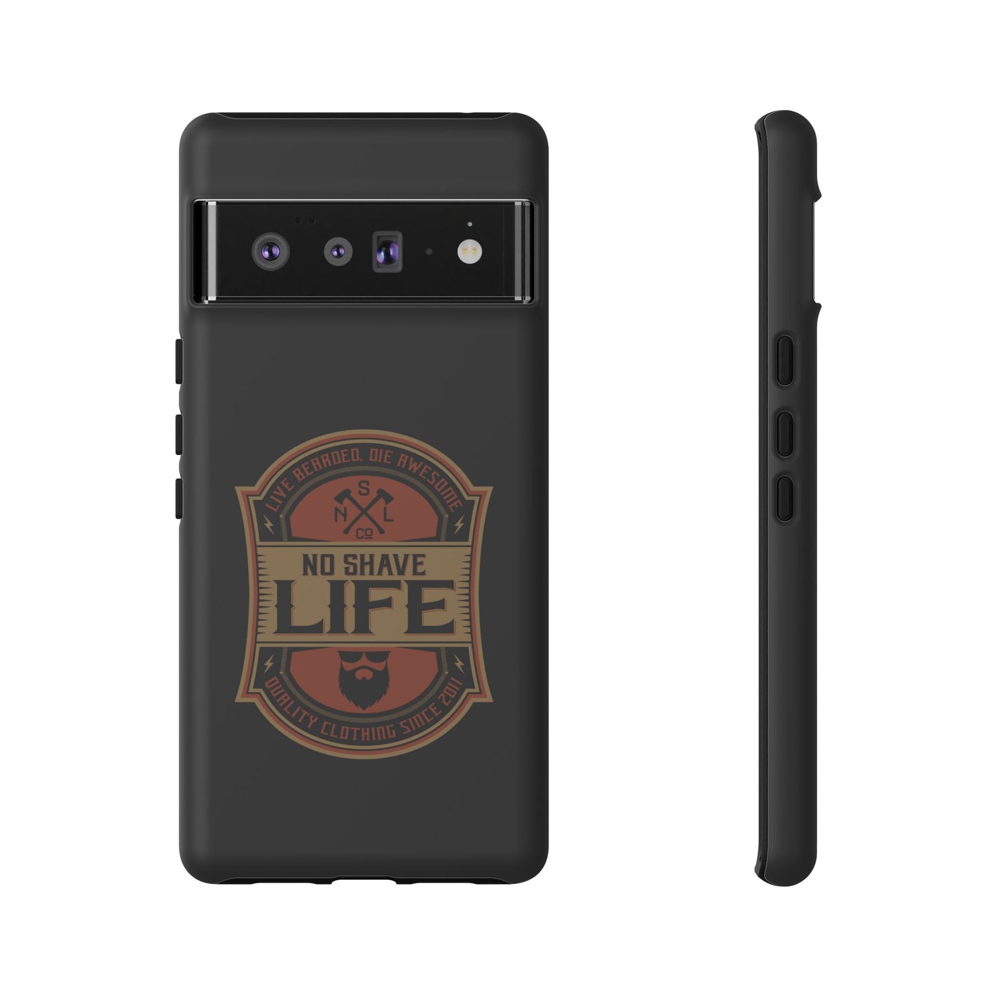 Live Bearded Hard Phone Case