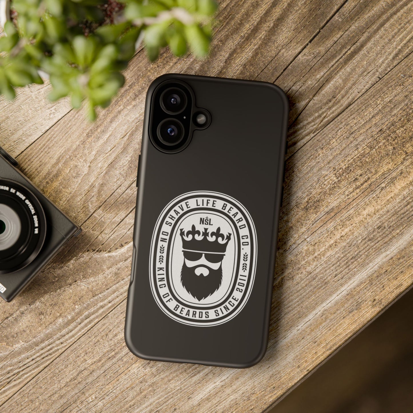 King of Beards Hard Phone Case