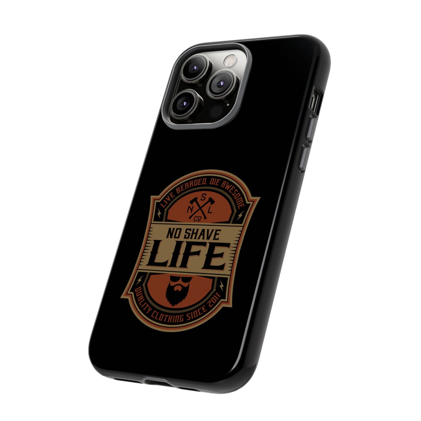 Live Bearded Hard Phone Case