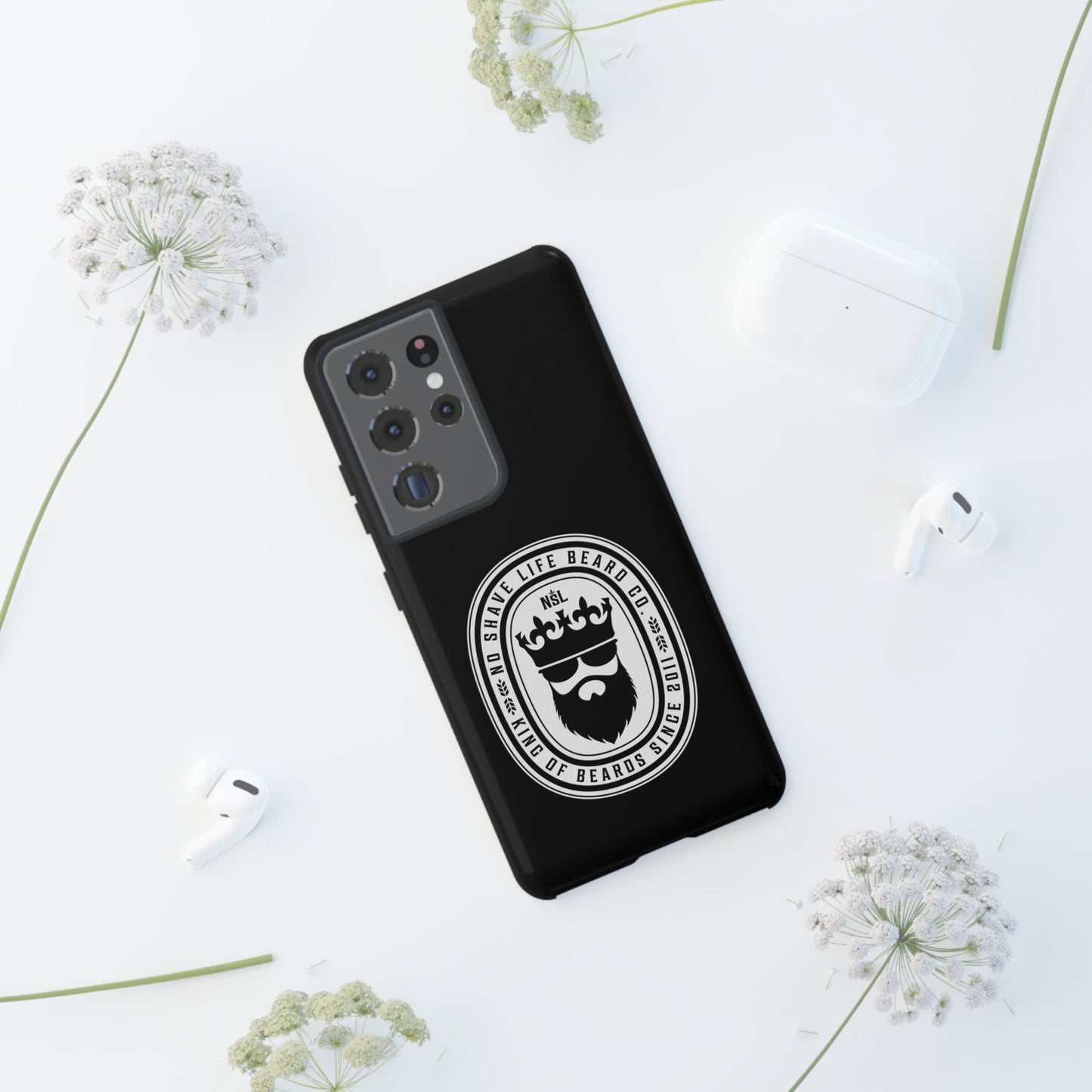 King of Beards Hard Phone Case