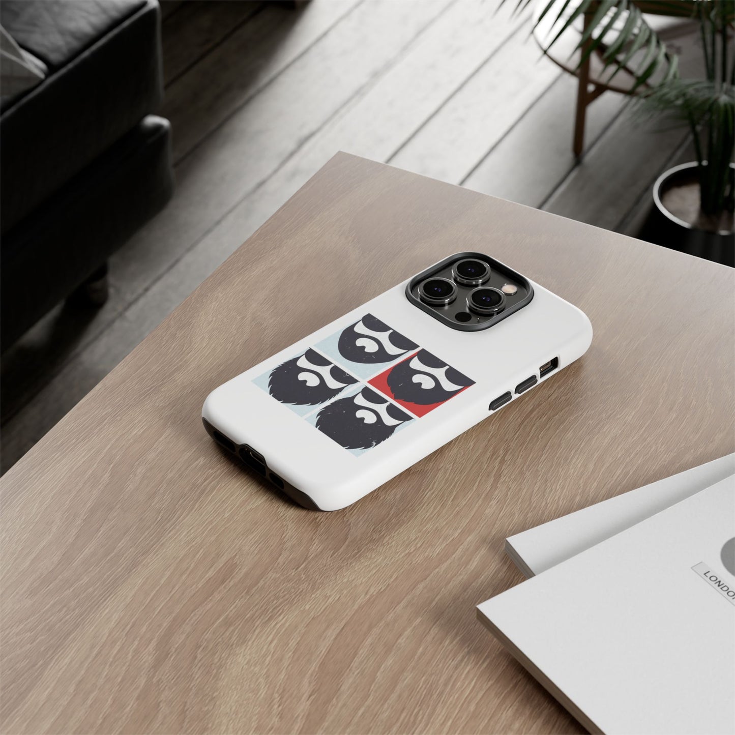 Let it Beard Hard Phone Case