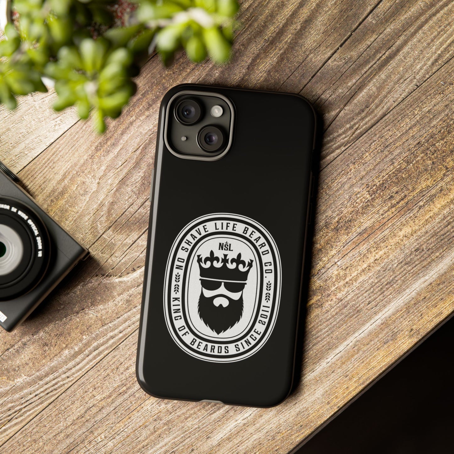 King of Beards Hard Phone Case