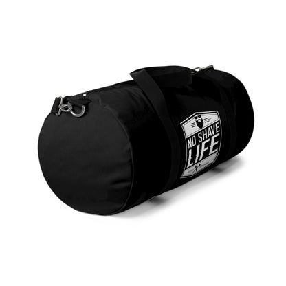 No Shave Life Black Duffel Bag