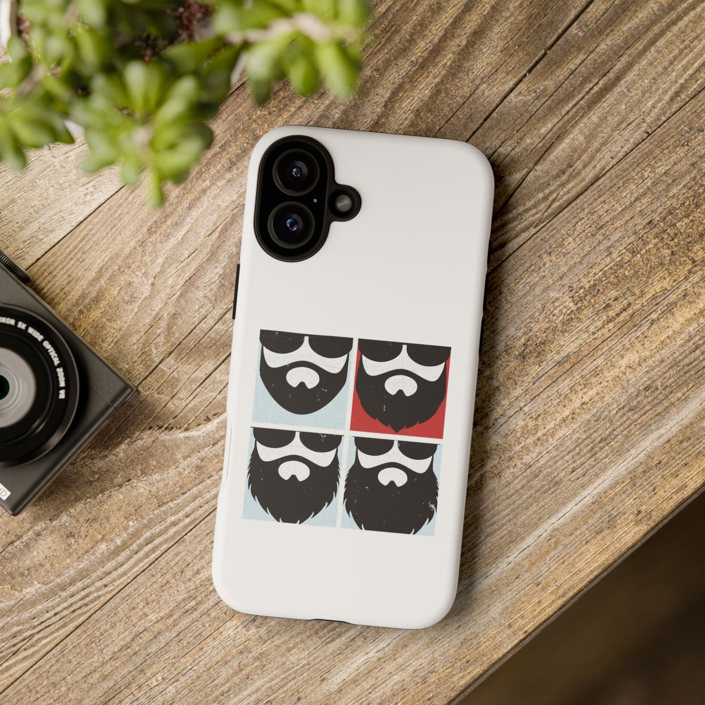 Let it Beard Hard Phone Case