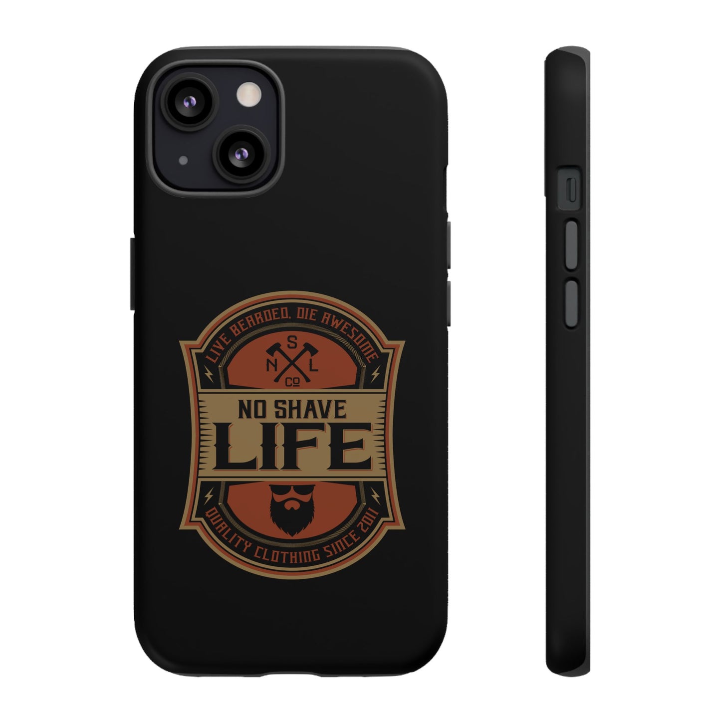 Live Bearded Hard Phone Case