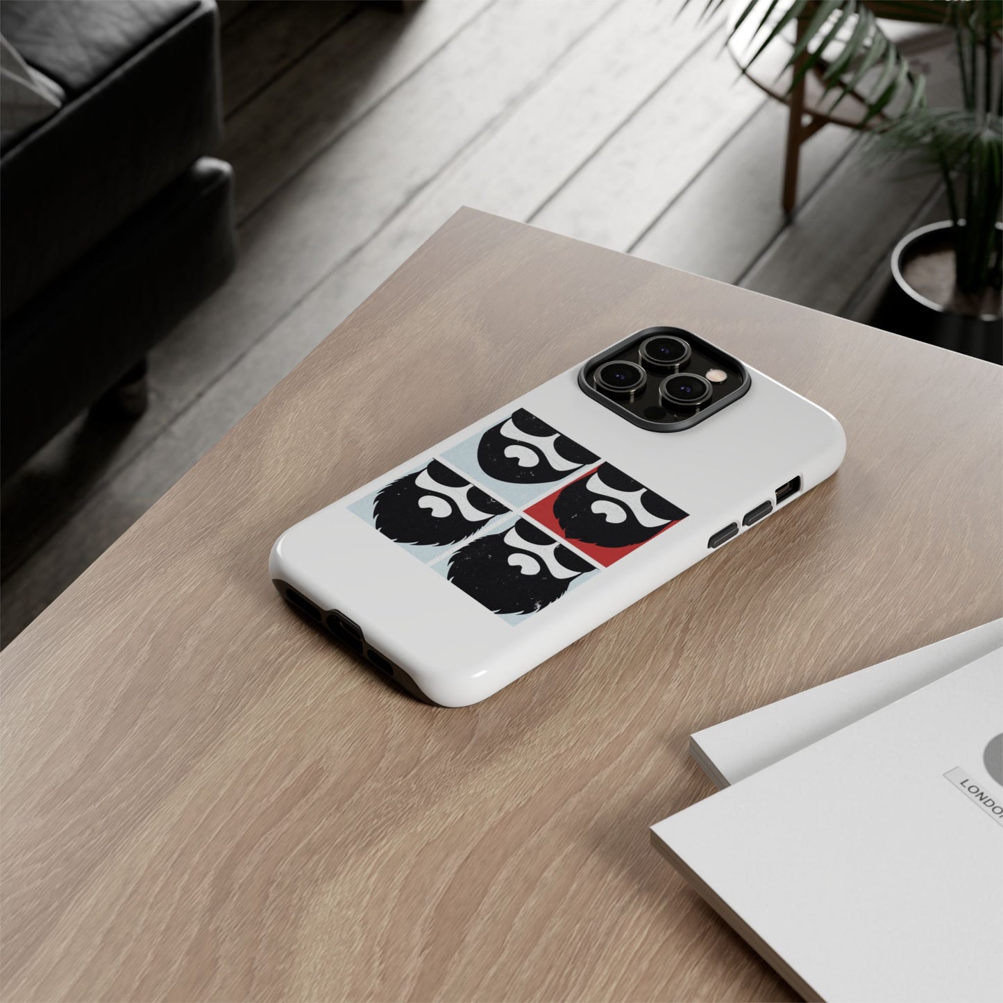 Let it Beard Hard Phone Case