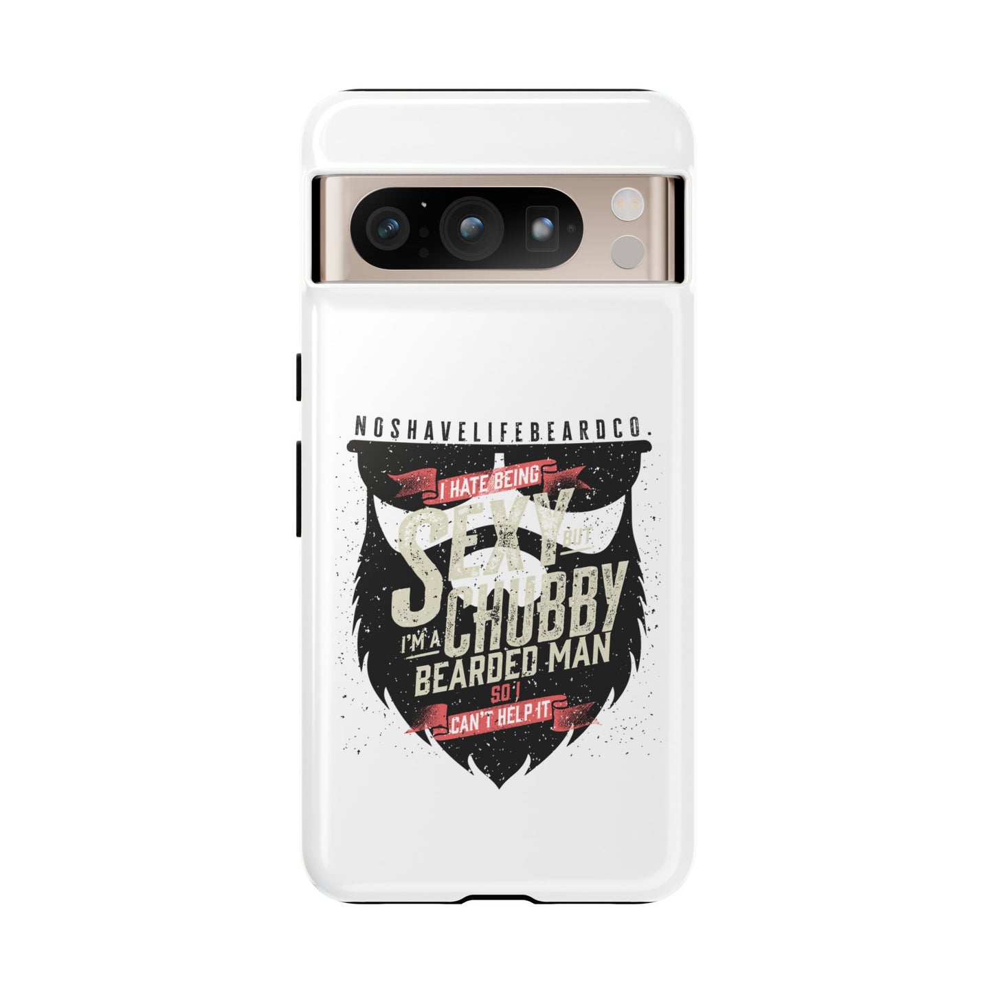 Chubby Bearded & Sexy Man Hard Phone Case