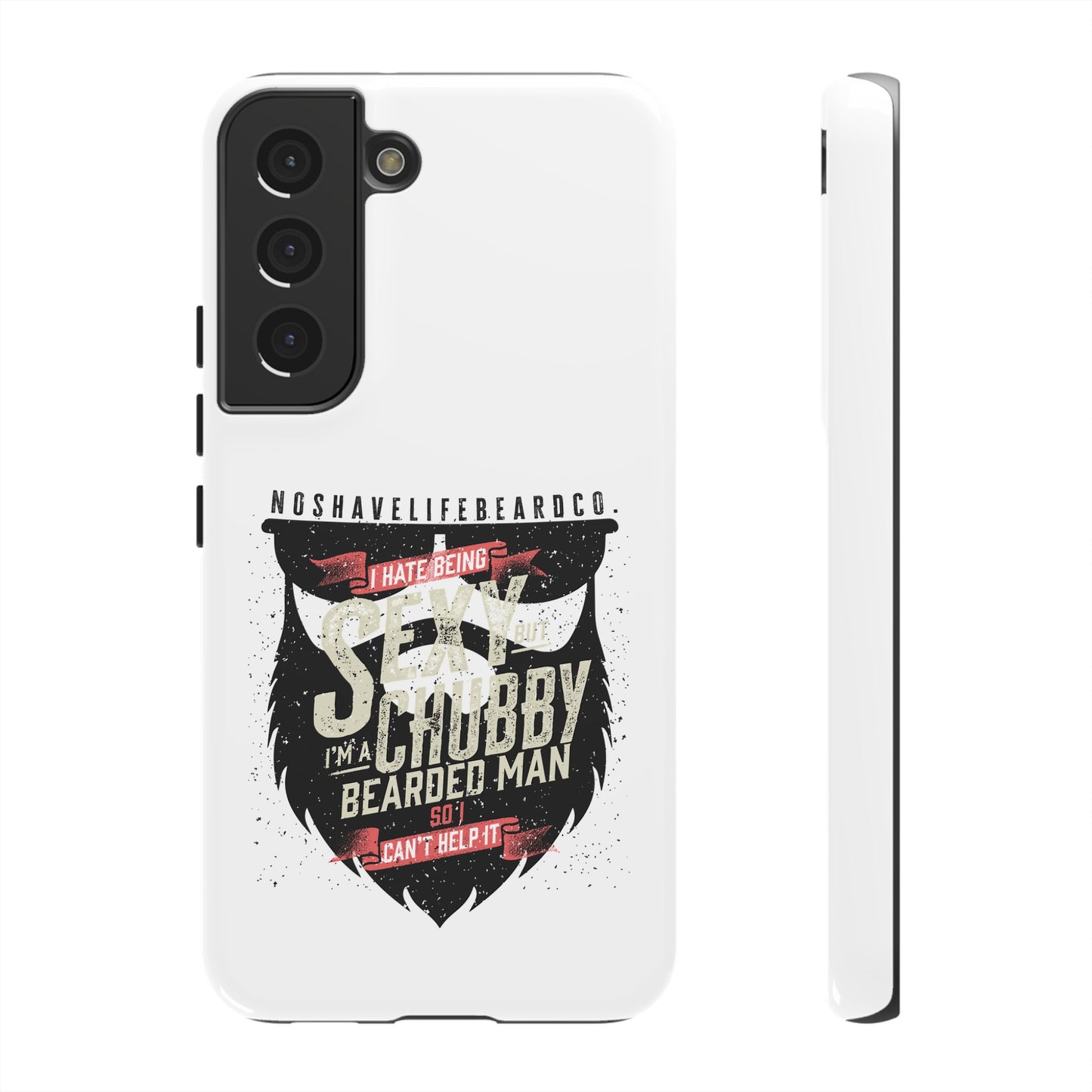 Chubby Bearded & Sexy Man Hard Phone Case