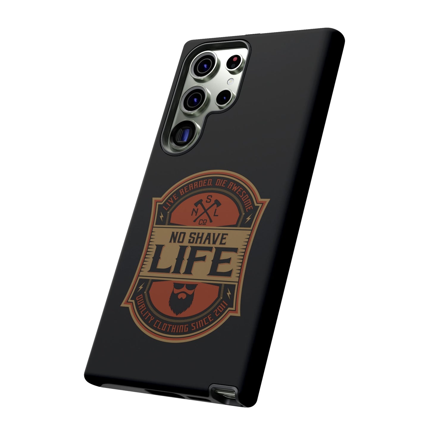 Live Bearded Hard Phone Case