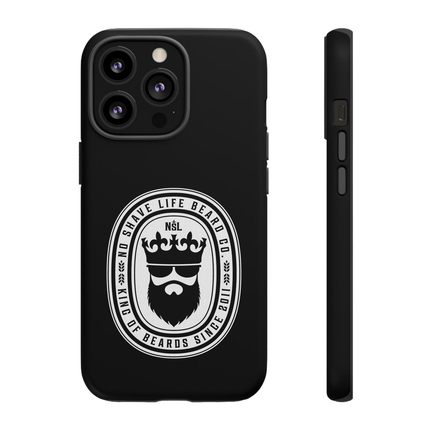 King of Beards Hard Phone Case