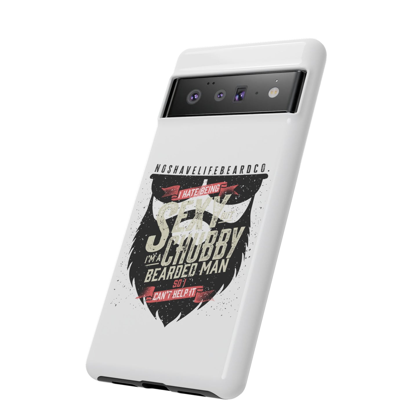 Chubby Bearded & Sexy Man Hard Phone Case