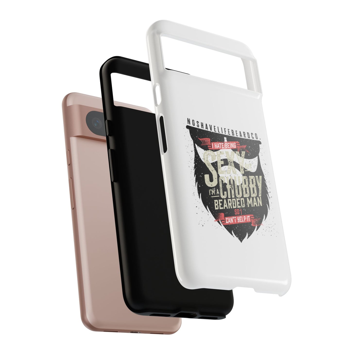 Chubby Bearded & Sexy Man Hard Phone Case