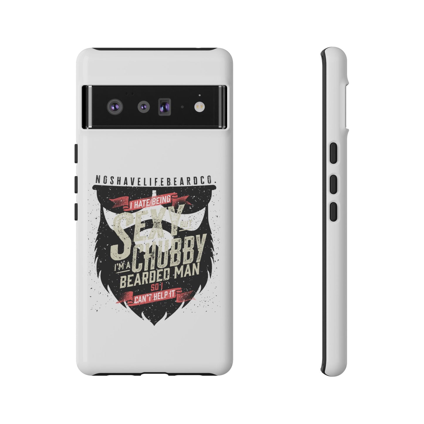 Chubby Bearded & Sexy Man Hard Phone Case