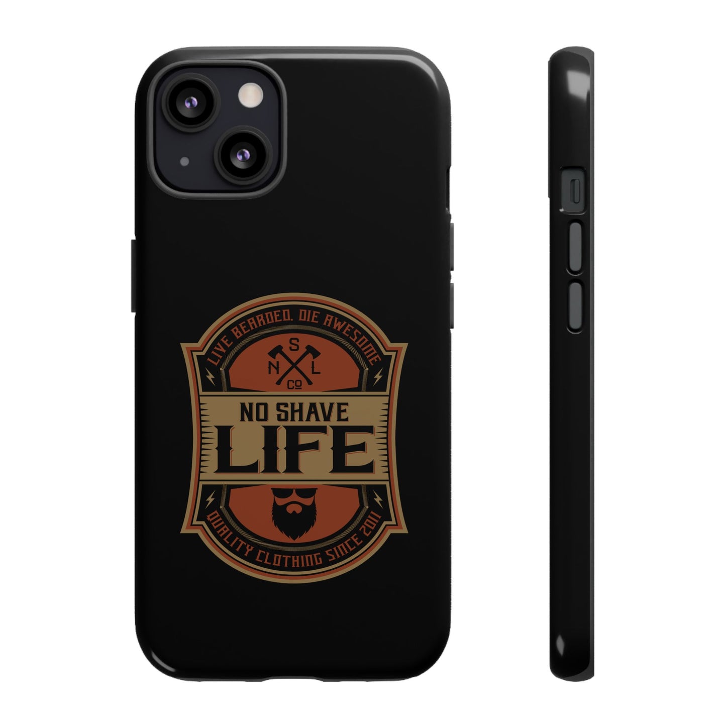 Live Bearded Hard Phone Case