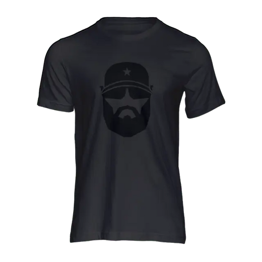 Tactical Bearded Man Black Men's T-Shirt|T-Shirt