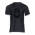Camiseta táctica hombre barbudo negro hombre|Camiseta