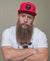 OG Beard Logo Stretch Fit Hat Red