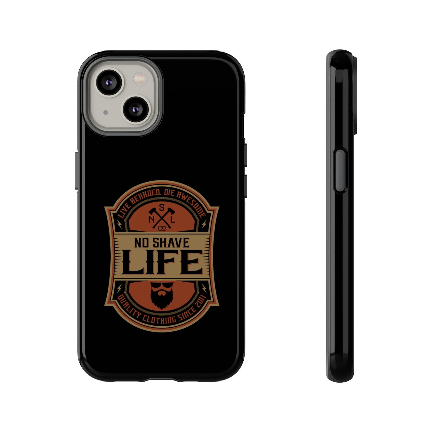 Live Bearded Hard Phone Case