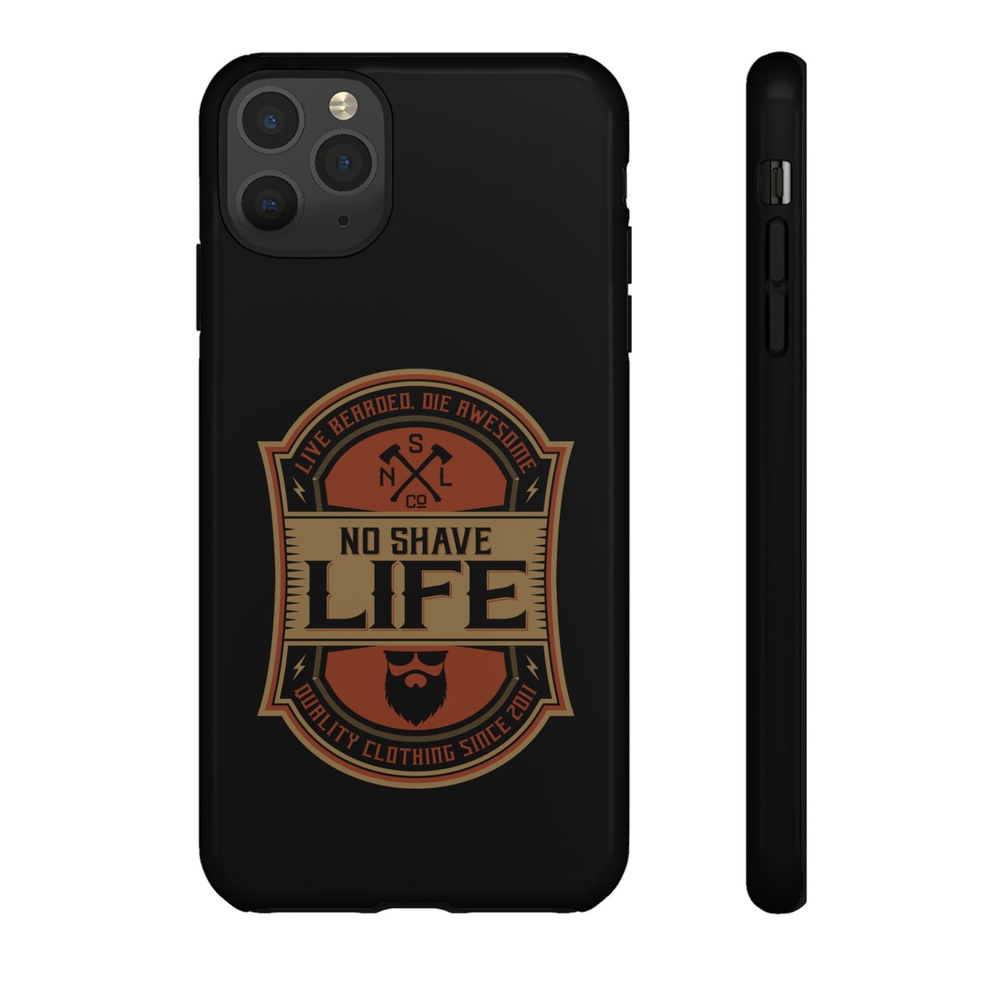 Live Bearded Hard Phone Case