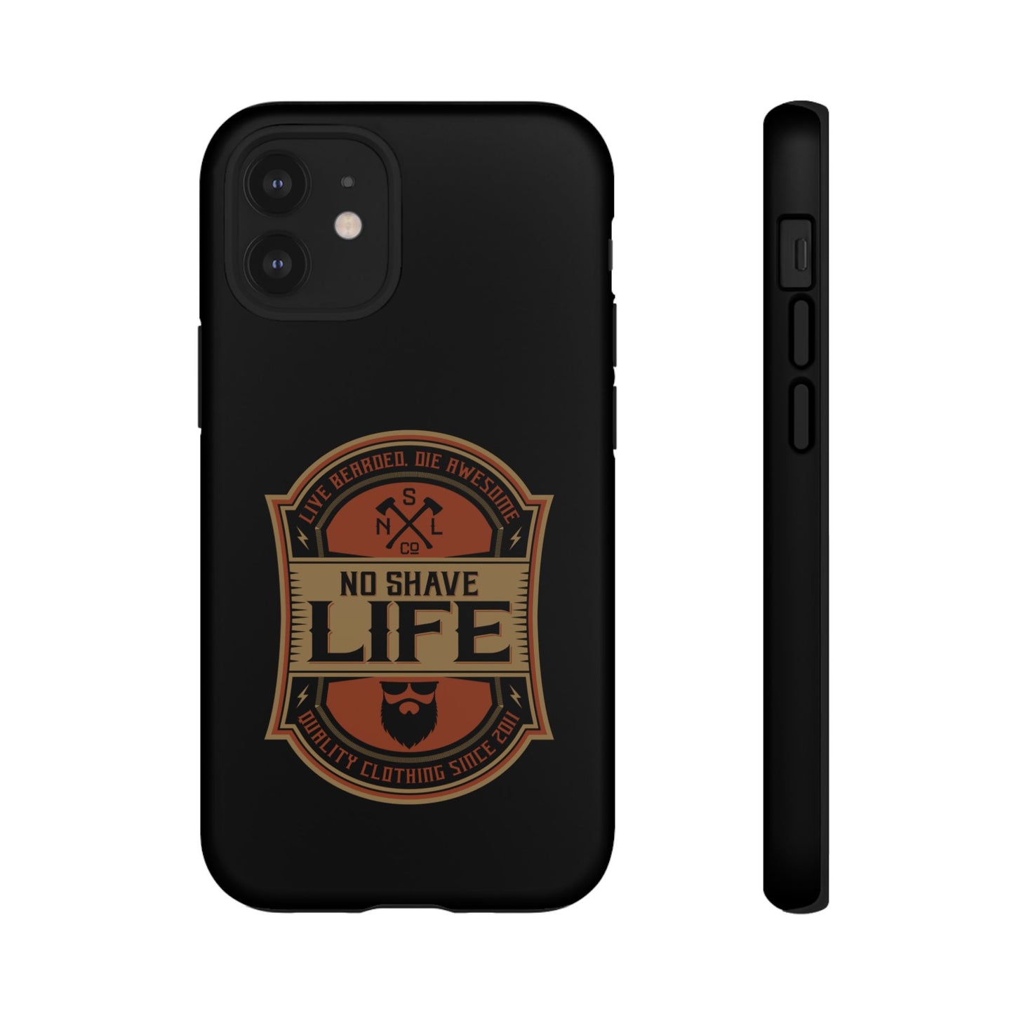 Live Bearded Hard Phone Case