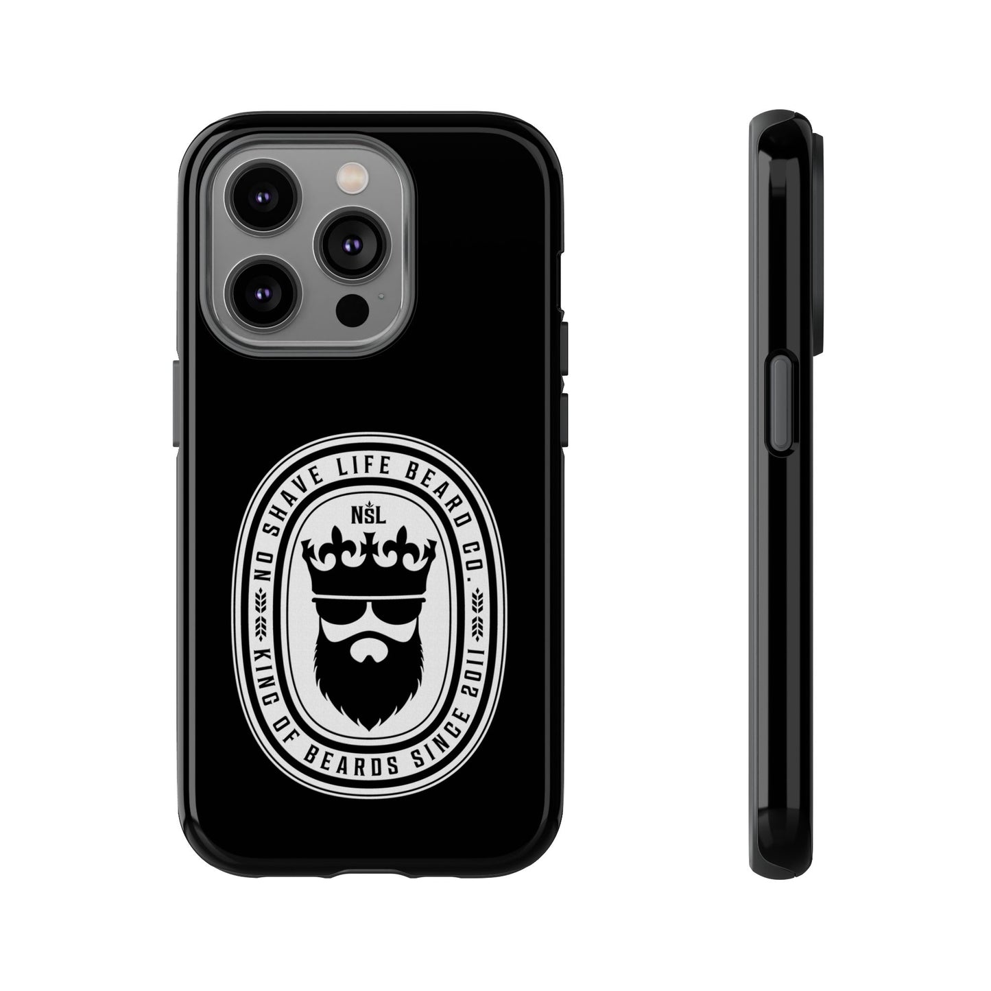 King of Beards Hard Phone Case
