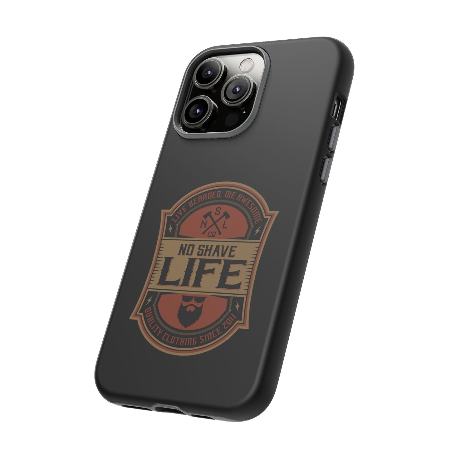Live Bearded Hard Phone Case