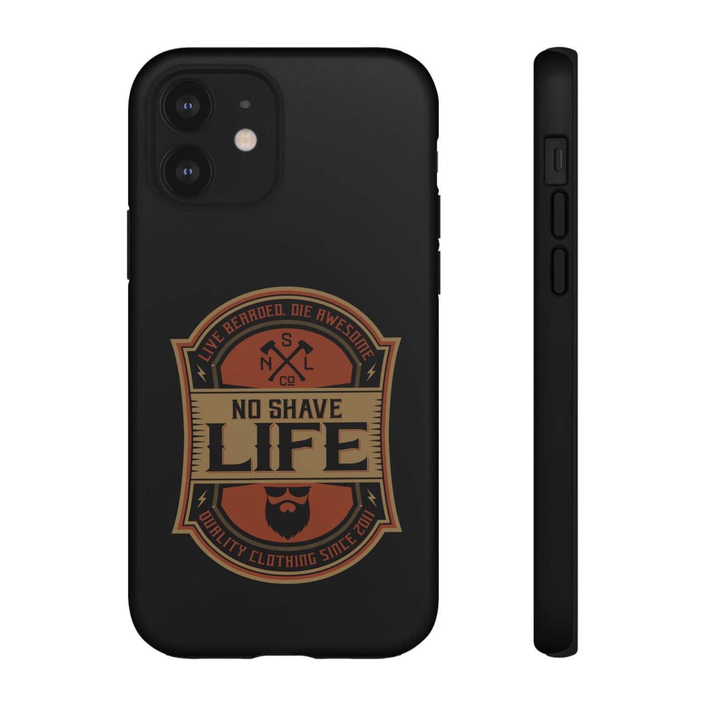 Live Bearded Hard Phone Case