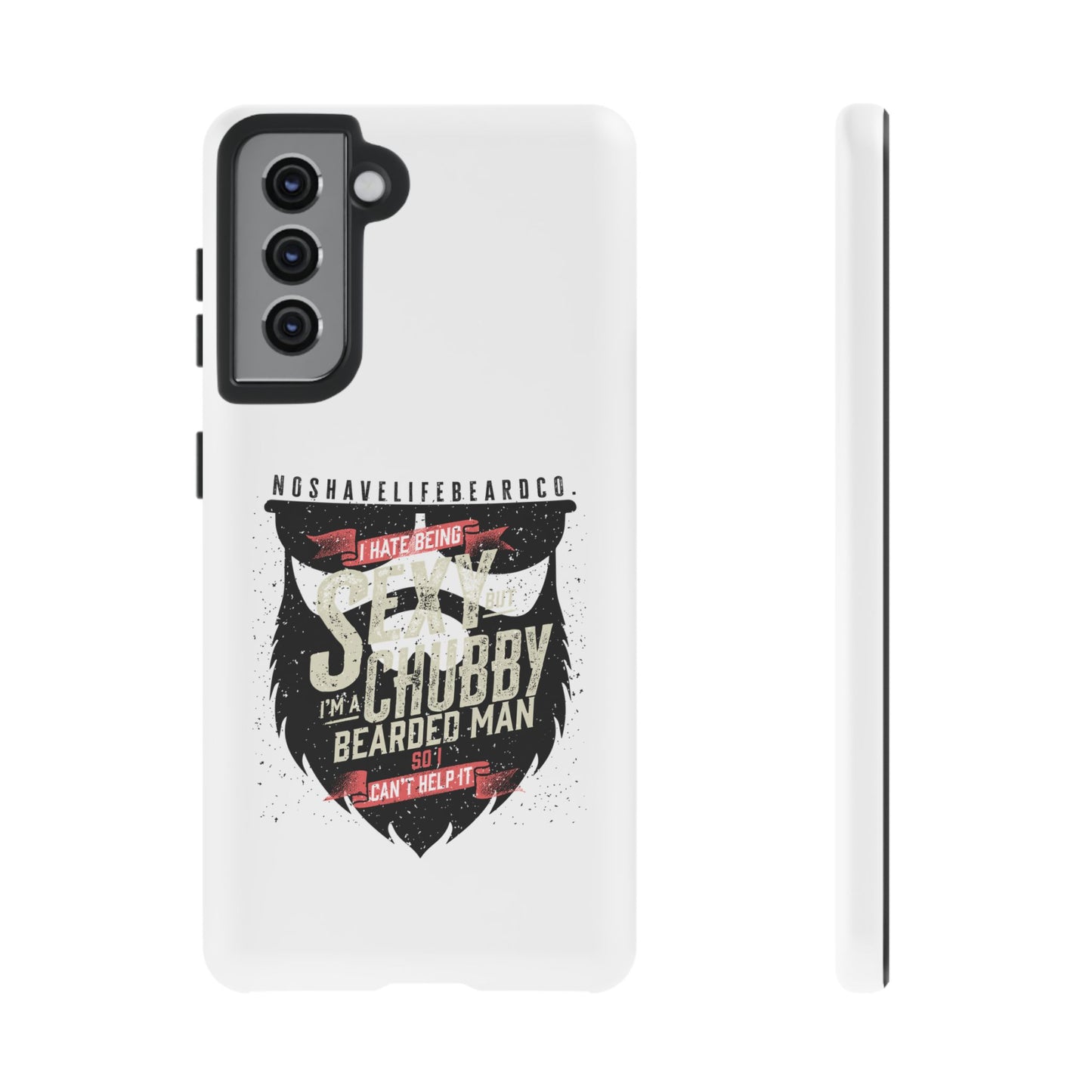 Chubby Bearded & Sexy Man Hard Phone Case