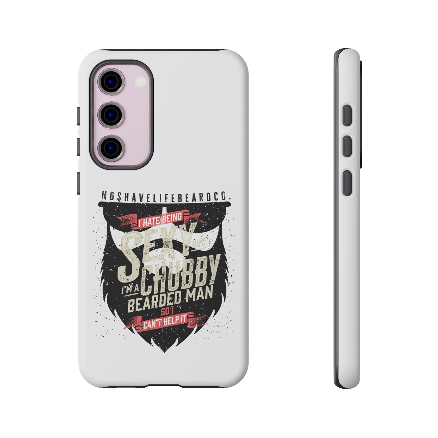 Chubby Bearded & Sexy Man Hard Phone Case