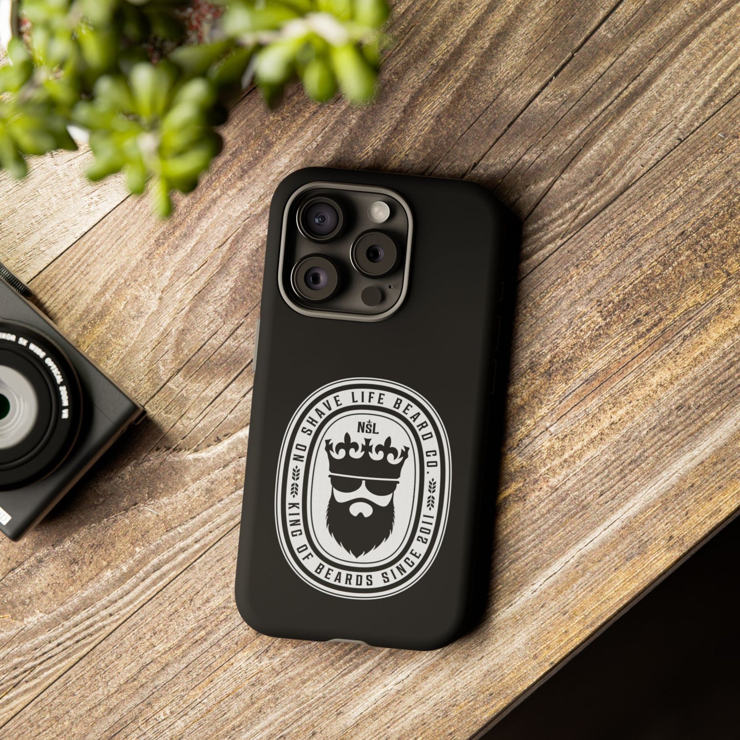 King of Beards Hard Phone Case