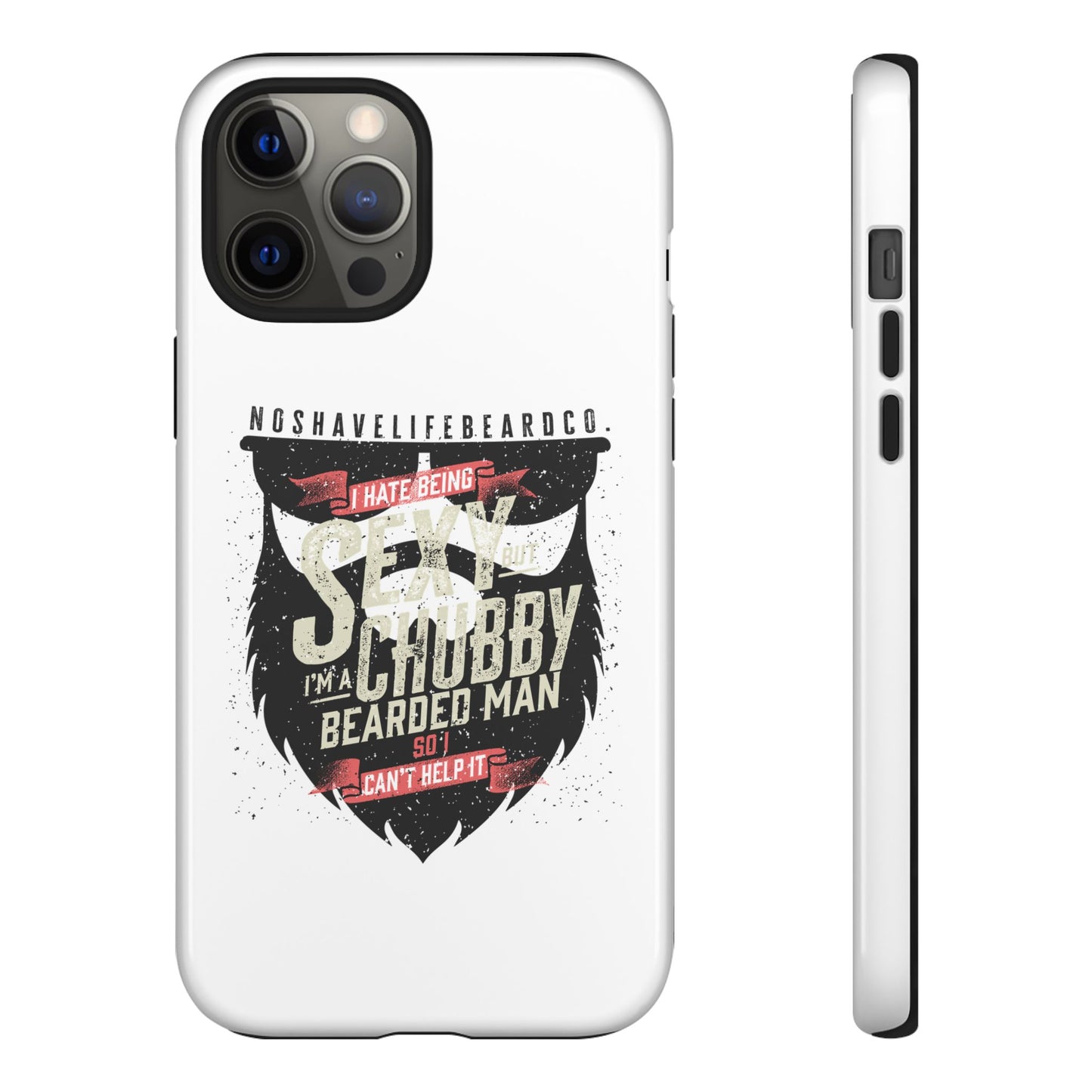 Chubby Bearded & Sexy Man Hard Phone Case