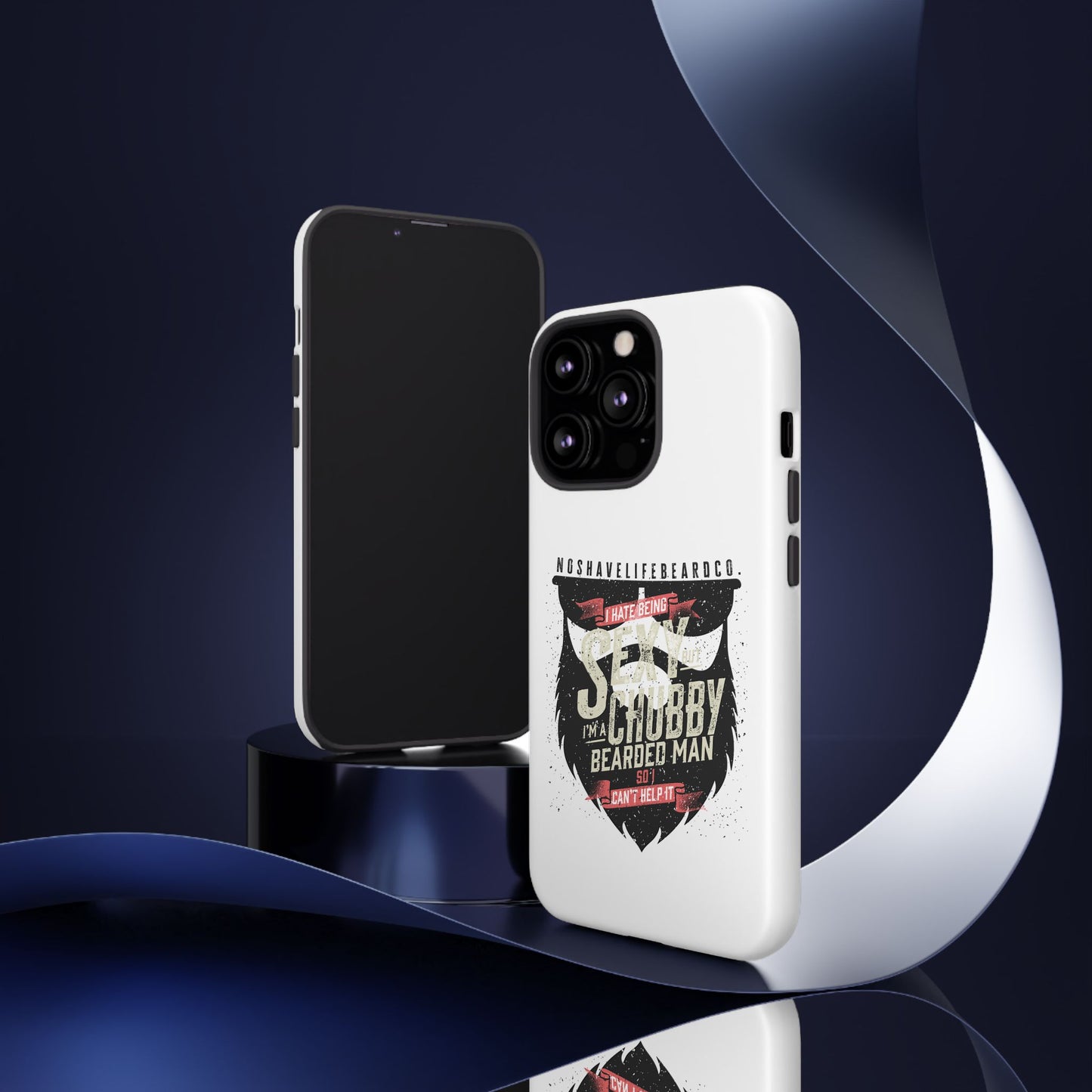 Chubby Bearded & Sexy Man Hard Phone Case