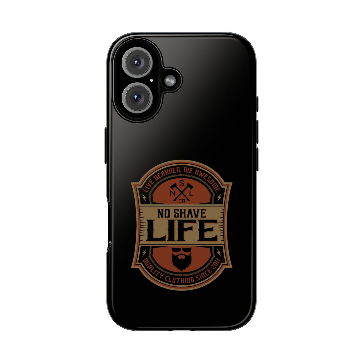 Live Bearded Hard Phone Case