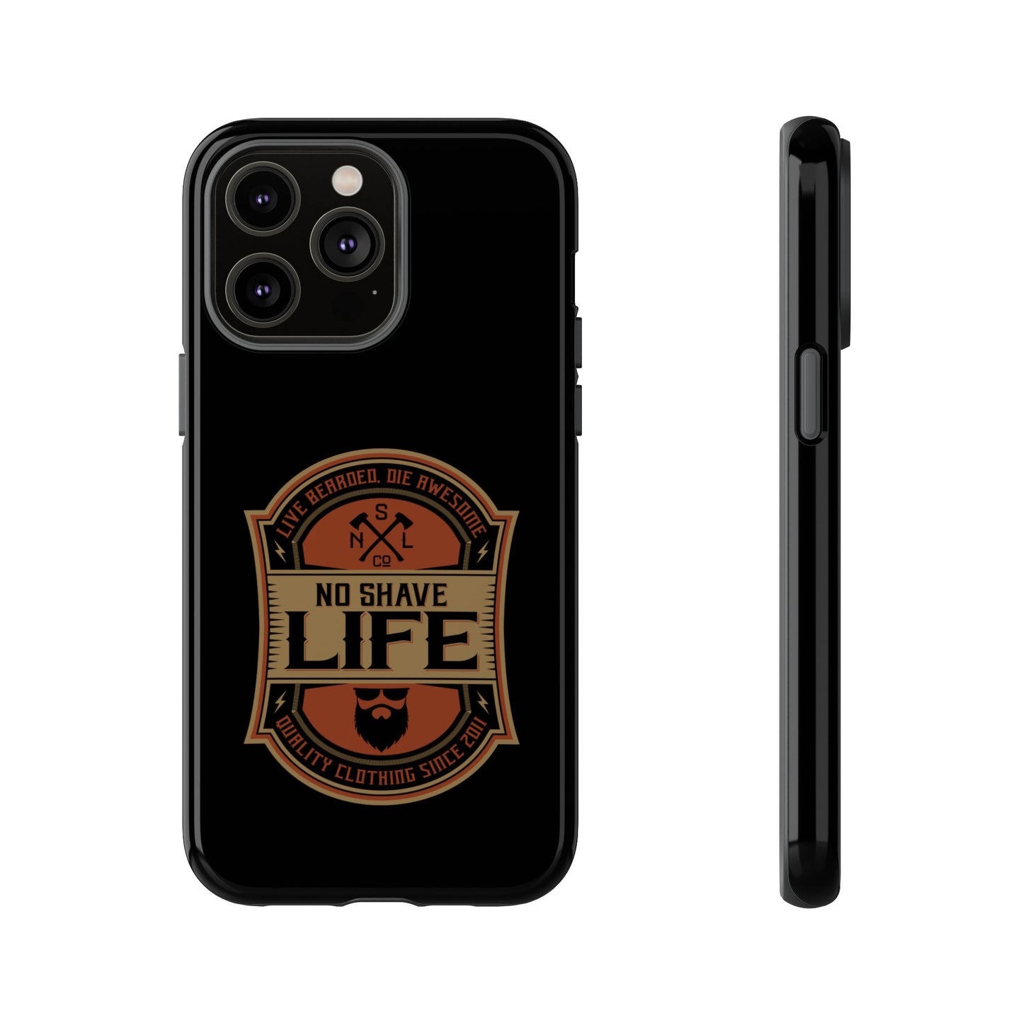 Live Bearded Hard Phone Case
