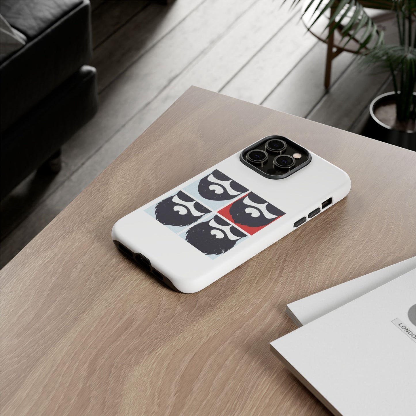 Let it Beard Hard Phone Case