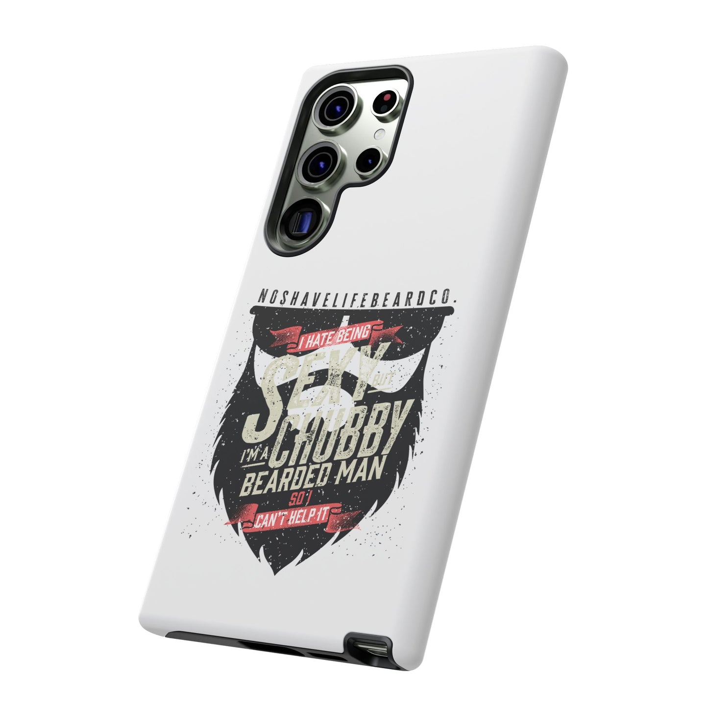 Chubby Bearded & Sexy Man Hard Phone Case