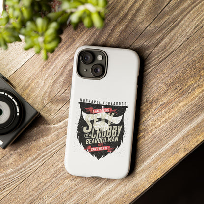 Chubby Bearded & Sexy Man Hard Phone Case