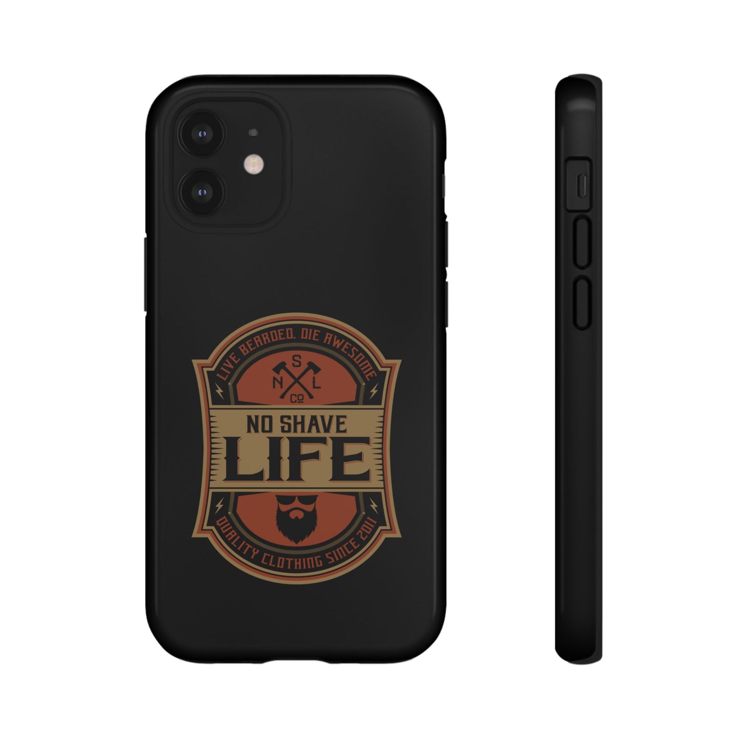 Live Bearded Hard Phone Case